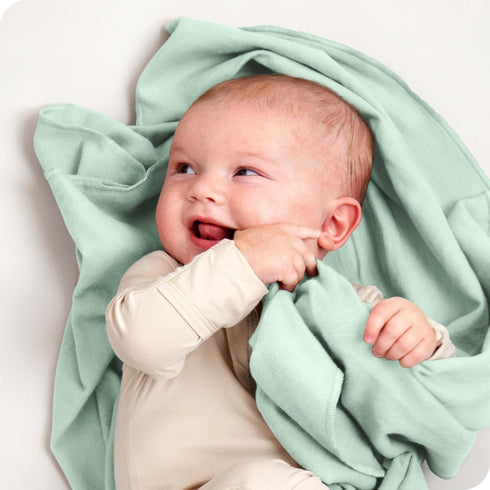 Bare Home 6 Pack Cotton Flannel Receiving Blanket Mint