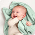Bare Home 6 Pack Cotton Flannel Receiving Blanket Mint