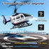 8-12 DEERC RC Helicopter,Rescue Remote Control Helicopter for Kids & Adults,Toys Helicopter with Altitude Hold, One Key