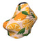 Schgap Orange Car Seat Cover for Baby, Nursing Cover Breastfeeding Baby Carrier Cover