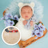 Penitue 15cm/5.91in Baby Announcement Sign, Wooden Hello World Newborn Bulletin Board with Pen Race Car & Checkered