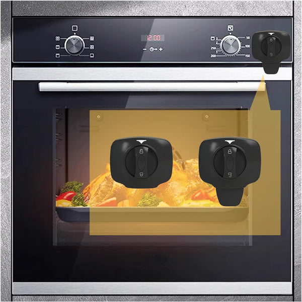 Snowharp Baby Proof Oven Lock Child Safety Oven Door Lock for Toddlers Heat-Resistant