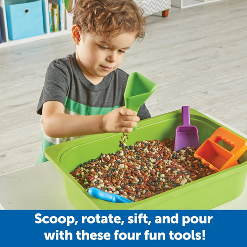 Learning Resources Helping Hands Sensory Scoops - 4 Pieces, Fine Motor Skills Toys for Children Ages 3+