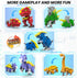 5-in-1 5 8" 6 7 8 9 Wenbeier Robot Dinosaur Toys Transforming Robot Including Dinosaur Action Figures -Build & Combine