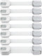 Child Safety Strap Locks (10 Pack) - Baby Locks for Cabinets, Drawers, Toilet, Fridge & More, Easy Installation,
