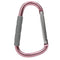 Nuby Large Handy Hook Carabiner Stroller Clip with Textured Soft Grip, Rose Gold