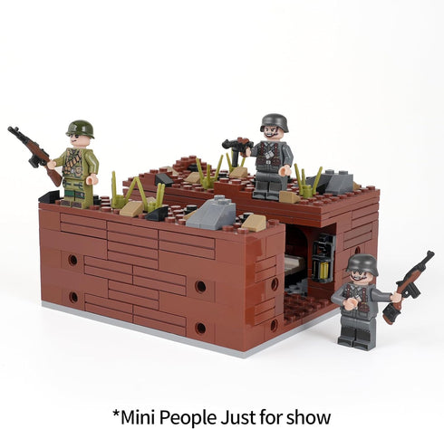 WW2 Medical Point Military Building Block Set, 237PCS for Children's Military Block Creations