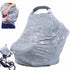 Breastfeeding Cover Carseat Canopy - Multi Use Car Seat Covers for Babies, Infant Stroller Cover, Baby Shower Gifts