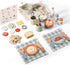 Pithfor Wooden Play Cooking Set, Pretend Play Kitchen Accessories Toys Set for