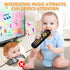 6 3 6 12 18 Avkast Baby TV Remote Control Toy Month+, Toddler Realistic Remote Toy with Sound and Light, Early