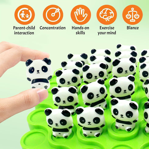 kykake Panda Balance Game Toys,Balance Game Tree Two-Player Parent-Child Interactive Family Tabletop Puzzle Montessori