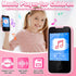 Kids Cell Phone Toys for 3-6 Year Olds Girls, Touchscreen with Dual Camera, MP3 Player, Games, Learning Toy Gifts