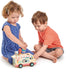 18m+ Tender Leaf Toys - Penguins Gelato Van - Food Truck Style Pretend Food Play Ice Cream Wooden Vehicle - Encourage