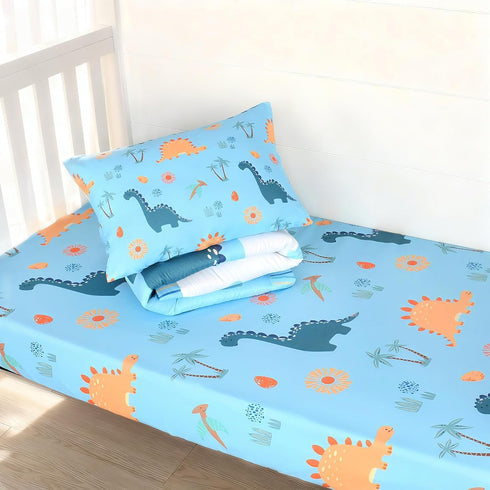 Set Boys-3 Sets Set UOMNY Crib Bedding for Piece Dinosaur Baby Boys Crib Bedding with Baby Comforter Crib Sheet
