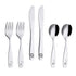 ANNOVA Kids Silverware Set 6 Pieces - Safe Flatware Stainless Steel Utensils for Lunchbox (Elephant, Giraffe, Lion)