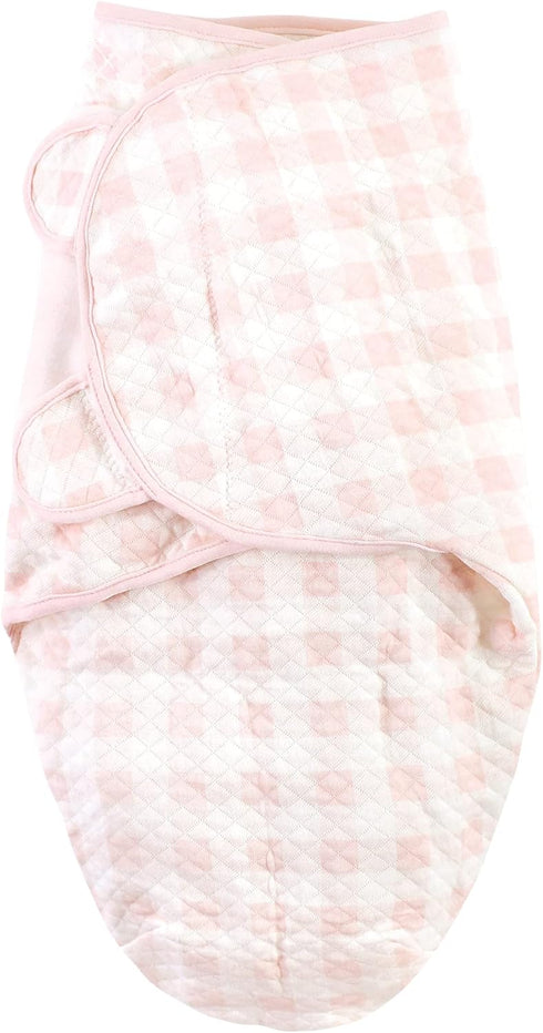 3pk, 0-3 Hudson Baby Unisex Baby Quilted Cotton Swaddle Wrap Enchanted Forest, Months