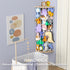 Upgraded Stuffed Animal Storage Organizer, Stuffed Animal Hammock Corner & Net for Plushie Toys with Moon Zoo Pattern