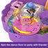 Polly Pocket Something Sweet Cupcake Compact Playset with 2 Micro Dolls & Accessories, Travel Toys with Surprises