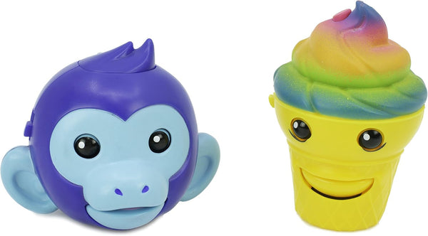Mojimoto Monkey & Ice Cream Repeating Talk-Back Toy That Records & Repeats and