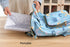 Plastic Splat Mat for Baby, Easy Cleaning Vinyl Floor Mat for Eating Messes, Waterproof High Chair Floor Protector