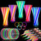 TURNMEON 360 Pack Patriotic Glow Sticks, Glow In The Dark Party Supplies with Connectors