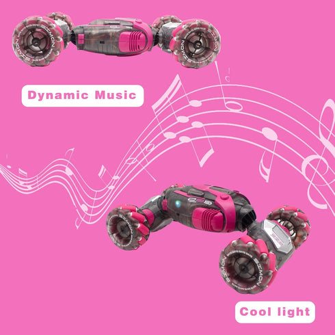 RECO TOYS 6 7 8 9 10 11 12 13 4WD Gesture Sensing RC Stunt Car Remote Control Toys for Kids Age Year Old for Boys Girls