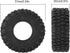 INJORA 1.0 Tires - 57 * 22mm S5 Super Soft Sticky Crawler Tires for TRX4M Axial AX24 SCX24 FCX24 Enduro24 Upgrade