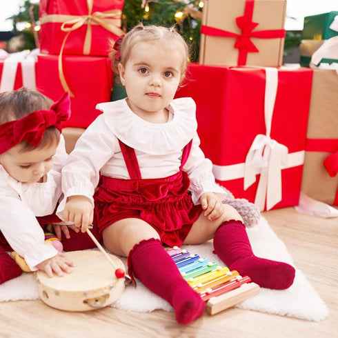 Wooden Xylophone for Kids, Toddler Toy with 2 Mallets, 8 Diatonic Keys for Educational Gifts