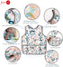 1-3 Joyo roy Mess Proof Baby Bibs for Eating Waterproof Toddler Bibs Years Soft Machine Washable Sleeveless Baby Smock