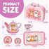 Set 3-6 Set, Lajeje Cat Tea Party for Toddlers & Little Girls Ages Pretend Play Toy & Birthday Gift, Includes Kitten