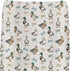 ZoUbqchY Vintage Duck Bows Floral Changing Pad Covers for Baby Girls Boys Green
