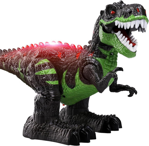 3 4 5 6 7 8 360 TEMI Remote Control Dinosaur Toys for Boys Years, Electrical Stunt RC Walking Dinosaur Toy with Light
