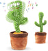 Say,Sing,Dance,Recording,LED(120 Starhig Dancing Cactus Talking Toy,Wriggle Singing Mimicking Cactus,Repeat What You