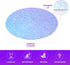 141 ZZYFGH Unique Jigsaw Puzzle, Impossible Challenge Pieces Round Broken Color Changing Iridescent Acrylic Puzzles
