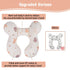 vocheer Baby Neck Pillow(Upgraded), Cotton, Baby Support Pillow, Car Seat Pillows for Newborn, Carseat Head and Body