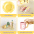 20 Playset 3 PCS Kitchen with Wooden Toy Plates and Dishes, Montessori Kitchen Toys for Girls and Boys, Wooden Play