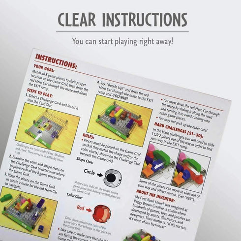 ThinkFun My First Rush Hour - Engaging Brain Game for Kids | Stimulating STEM Toy | Enhances Logic, Matching, Colors