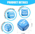 25 Pcs Art Dice Game, 9 Art Inspiration Dice and 16 Education Cards for Creative Drawing and Painting Set
