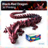 303D 3D 3-D Printed Dragon Large Dragon--Bigger Fidget Toy Gift for Kids, Boys, Girls & Adults,Cool Giant Crystal