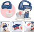 Pretend Play Kitchen Appliances Toy Set with Coffee Maker, Blender, Mixer, Toaster - Realistic Light & Sounds for Kids