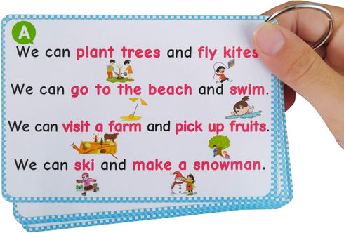 Weather & Seasons Flashcards, Educational Learning Toys for Toddlers, Kindergarten Supplies