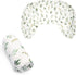 Boppy Nursing Pillow Cover, Organic Green Leaves, Single Cover, Easy-On Slipcover with