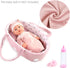 Enjoyin 8 Set 9'' 12'' Pcs Baby Doll Accessories Includes Feeding Bottle, Pacifier, Blanket, Pillow, Tablewares