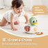 Tummy 6-12 7 8 9 10 1 iPlay, iLearn Baby Musical Duck Toy, Infant Time Crawling Toy, Toddler Music Duck W/Light Sound