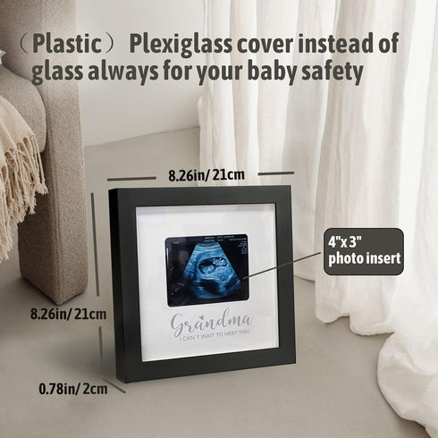 Sonogram Picture Frames for Grandma, Ultrasound Picture Frame, Pregnancy Announcement for Grandma, Baby Announcement