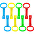 Sumind 8 Pieces Baby Pull Up Rings - Playpen Crib Pull Ring for Baby Walking Exercises and Practice