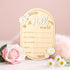 Penitue Wooden Baby Announcement Sign, Hello World Newborn Birth Signs Cute Daisy Decors Welcome New Baby Arrival Name