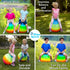 Hopping Ball for Kids, Amazing Space Hopper Ball with Handle, 18 Inch Diameter for Outdoor Fun