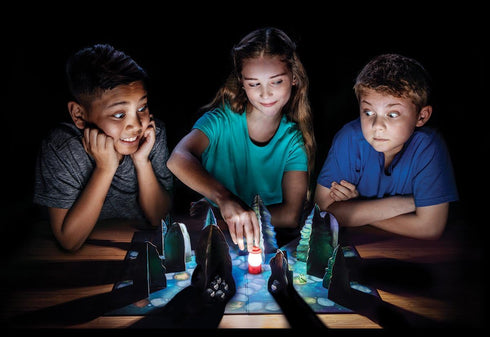 ThinkFun Shadows in the Forest - Unique Play-in-the-Dark Board Game | Ideal for Kids and Adults | Stimulating Brain