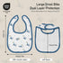 GLLQUEN BABY Muslin Drool Bibs, 8 Pack Adjustable Baby Bibs for Boys & Girls, Soft Cotton Bandana Bibs (Toucan)